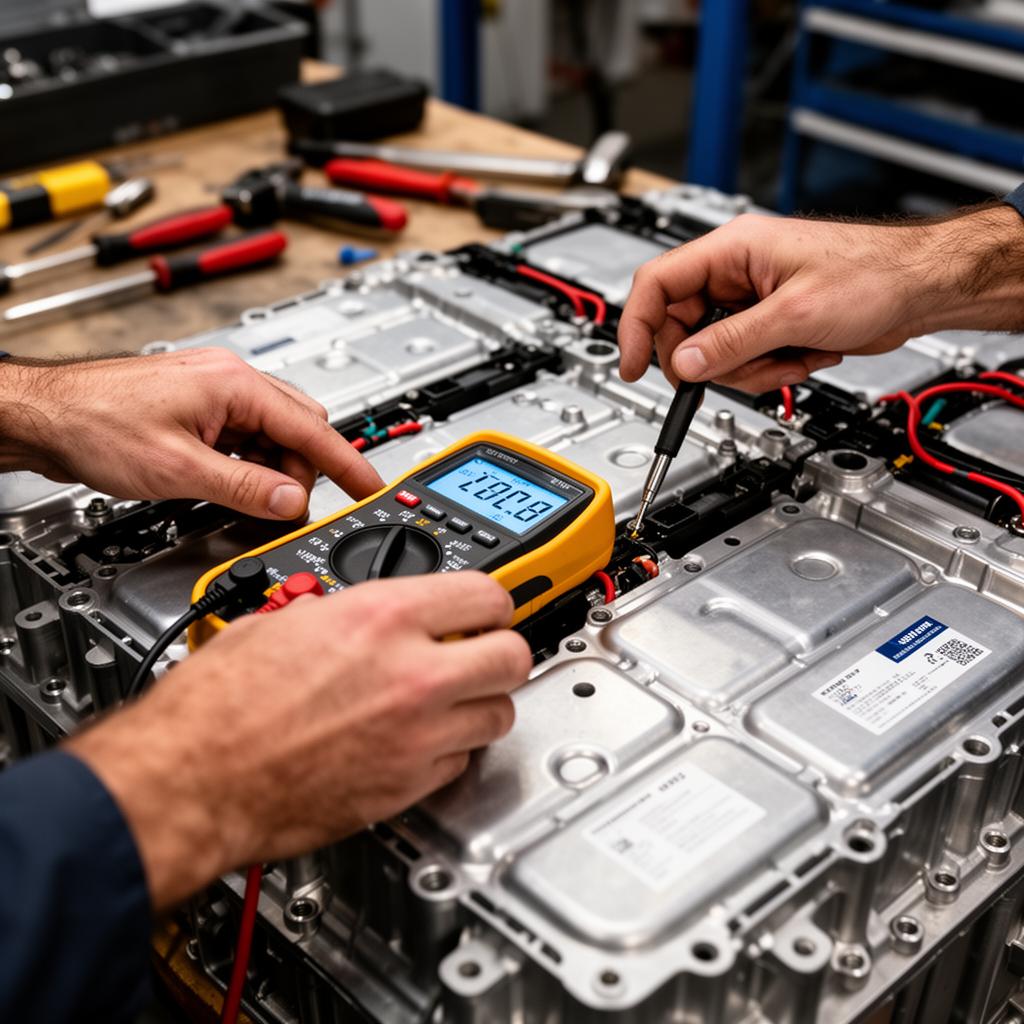 Hands-on EV battery training