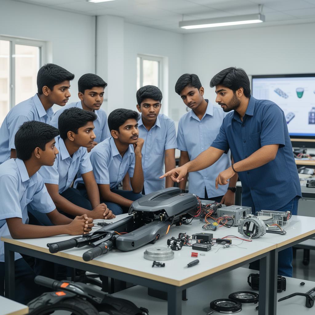 Kerala students transformed into EV technicians